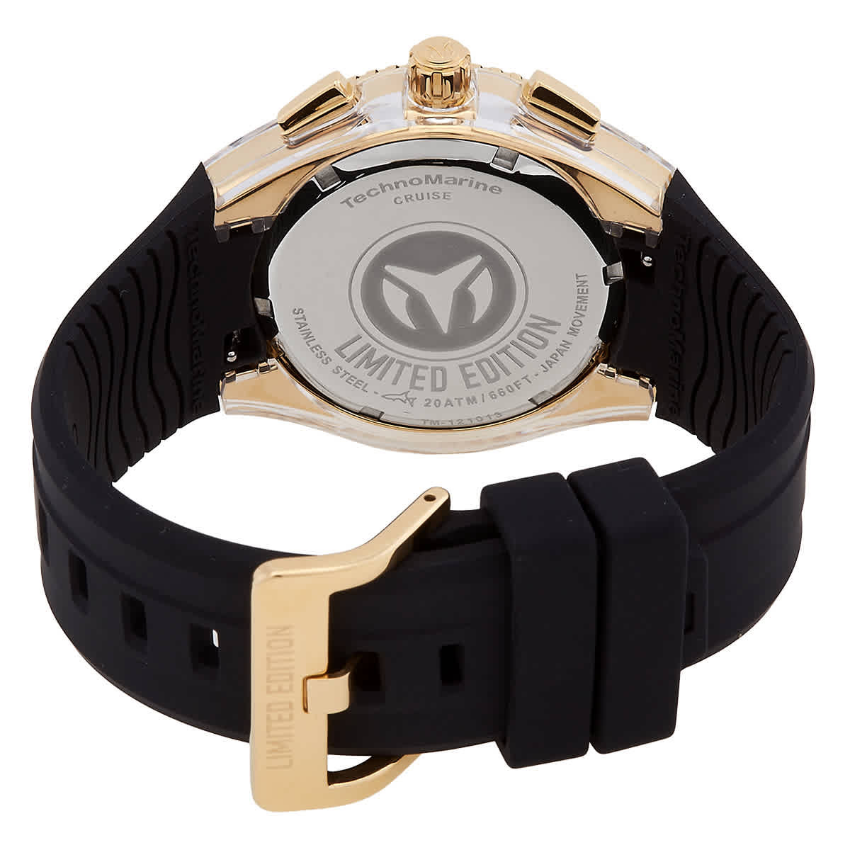Technomarine Cruise Chronograph Quartz Crystal Gold Dial 