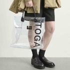 TOGA ARCHIVES Women's TOGA Logo Tote Bag PVC in Clear 