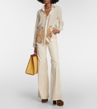 Etro Paisley silk blouse