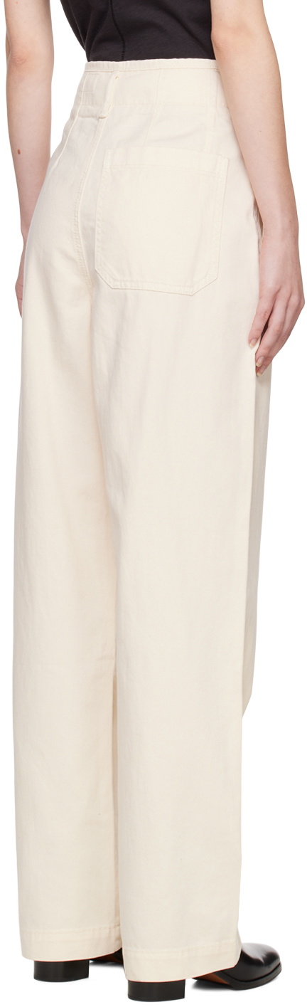 Rag Off White rag & bone Off-White Pleated Jeans Rag and Bone