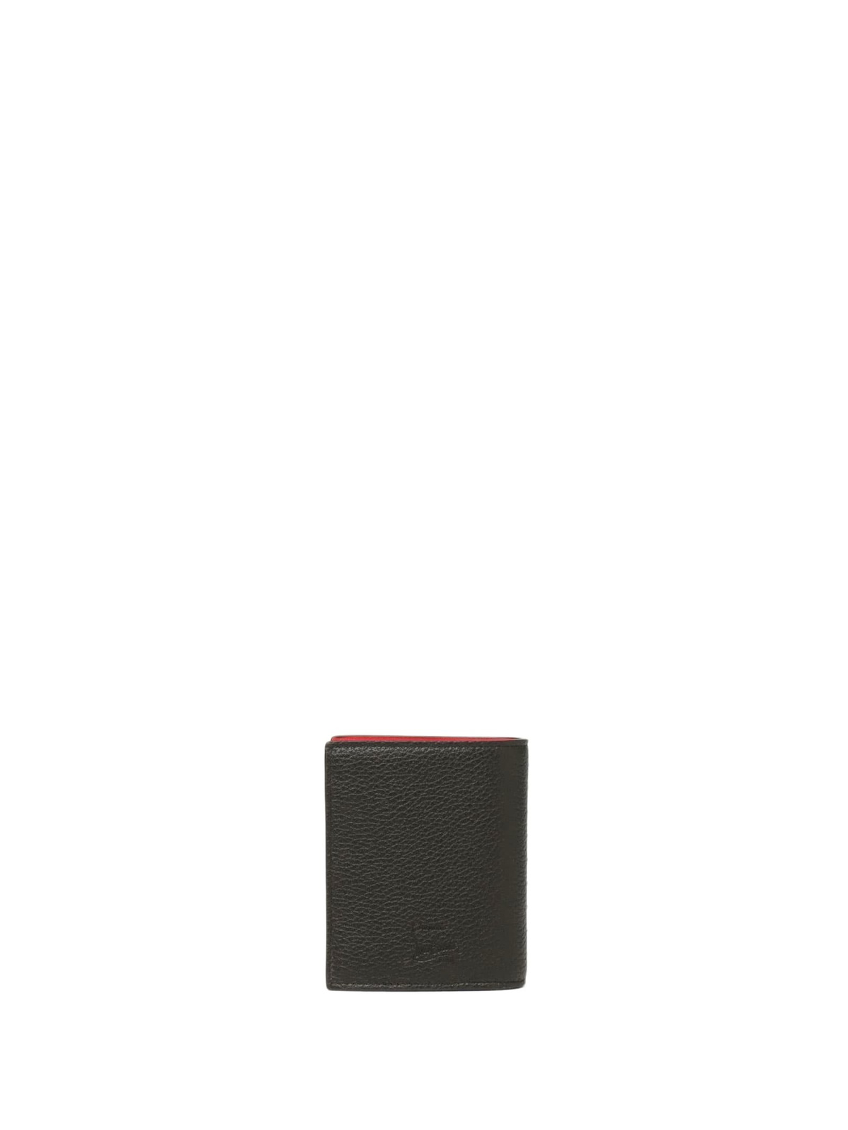Christian Louboutin Wallet Paros Spike Wallet In Leather