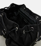 Prada Re-Nylon Medium leather-trimmed backpack