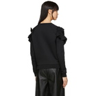 Stella McCartney Black Shoulder Ruffle Sweatshirt