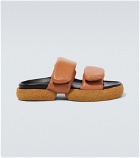 Dries Van Noten - Leather platform sandals