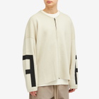 Fear of God Men's Full Zip Sweater Jacket in Lemon Cream