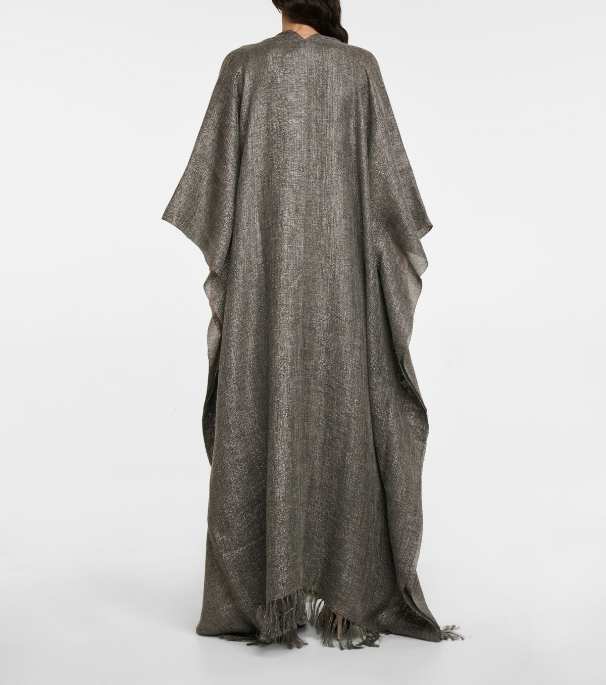 Brunello Cucinelli - Lamé maxi kaftan Brunello Cucinelli