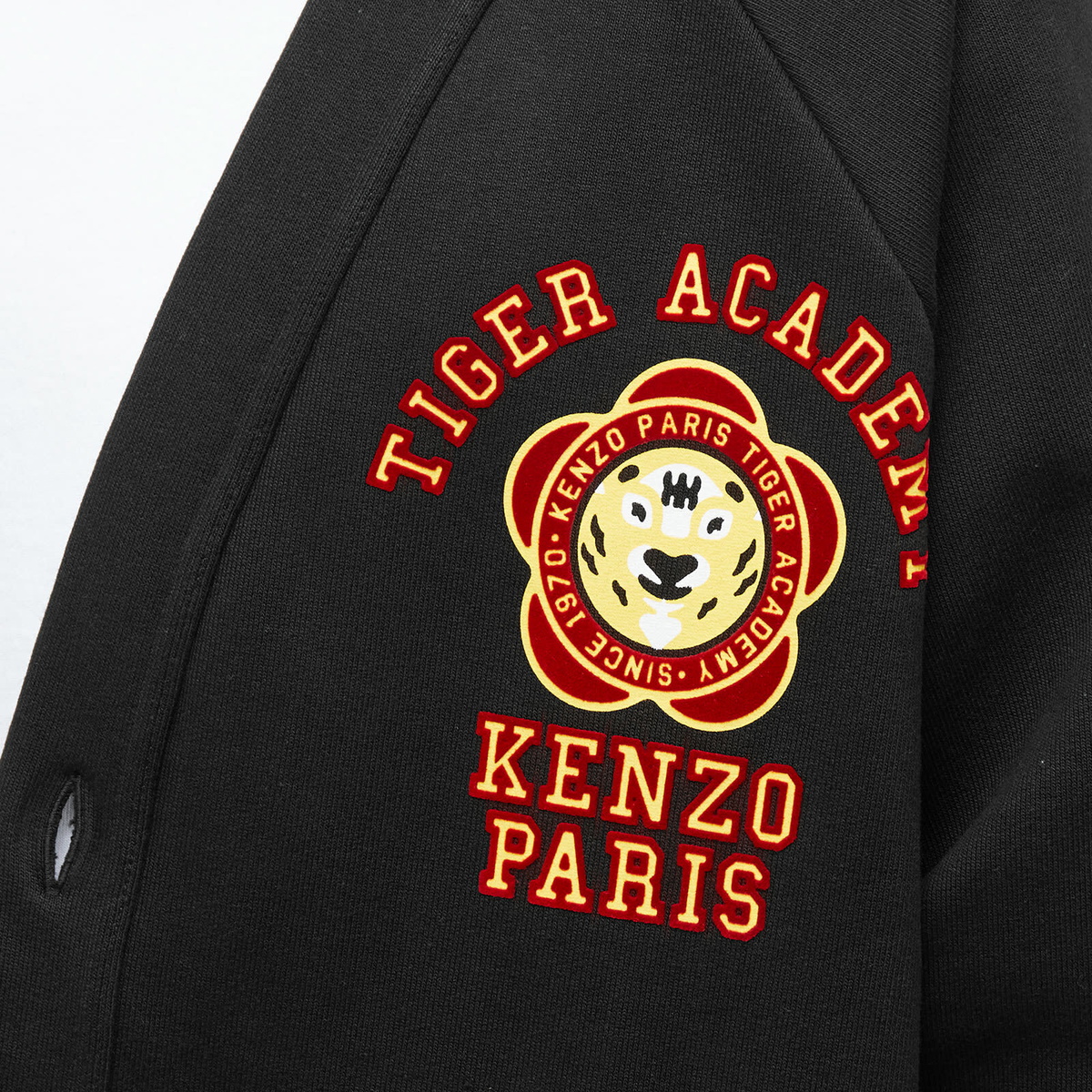 Kenzo Paris Men's Kenzo Tiger Academy Cardigan in Black Kenzo