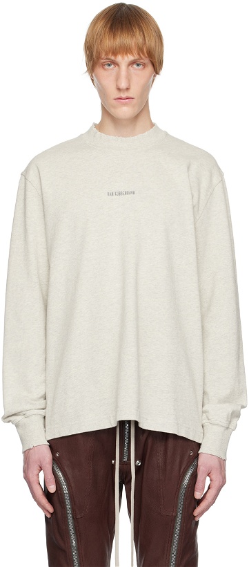 Photo: Han Kjobenhavn Gray Distressed Long Sleeve T-Shirt