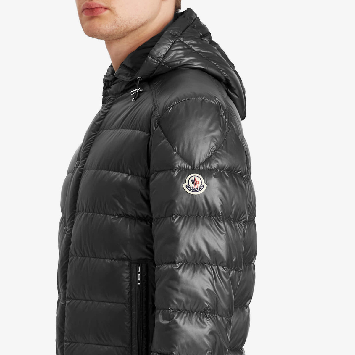 Moncler Men's Nylon Extra Legere Gliere Jacket in Grey
