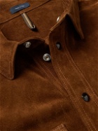 Drake's - Suede Shirt Jacket - Brown