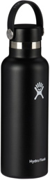 Hydro Flask Black Standard Mouth Bottle, 18 oz