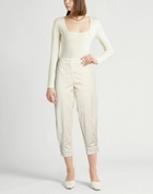 Peserico Womens Pants in Ivory