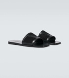 Valentino Garavani Viva Superstar leather and suede slides