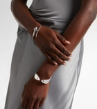 Yvonne Léon Requin 9kt white gold bangle with diamonds