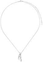 Alan Crocetti SSENSE Exclusive Silver Melting Necklace