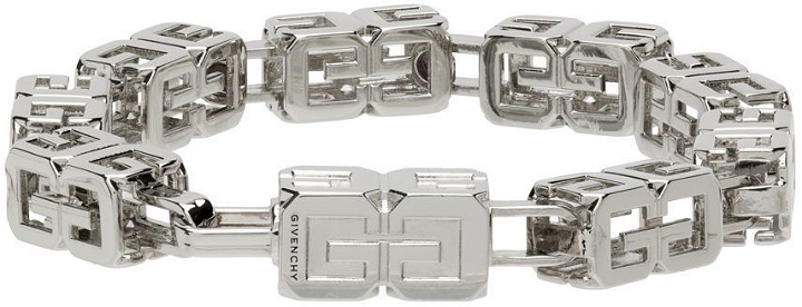 Photo: Givenchy Silver G Cube Bracelet
