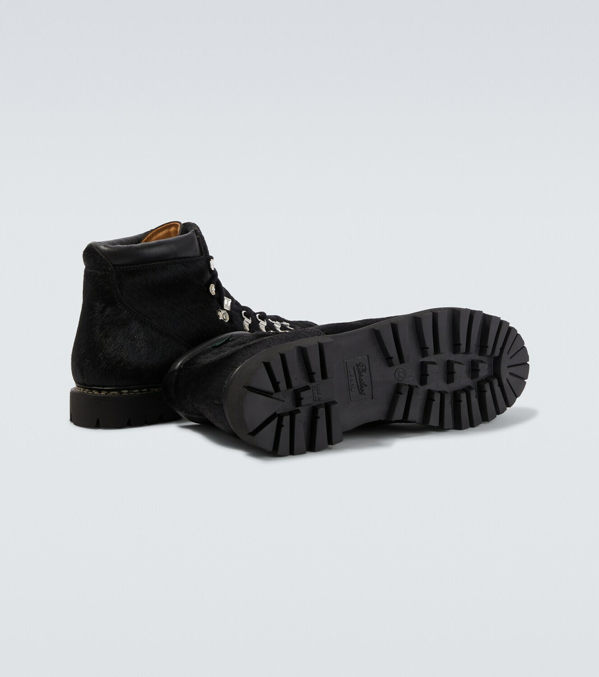 Junya Watanabe Paraboot calf hair lace-up boots