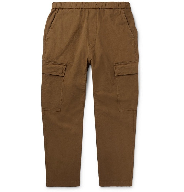 Photo: Barena - Cotton-Ripstop Cargo Trousers - Brown