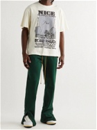 RHUDE - San Pietro Logo-Embroidered Cotton-Jersey Sweatpants - Green