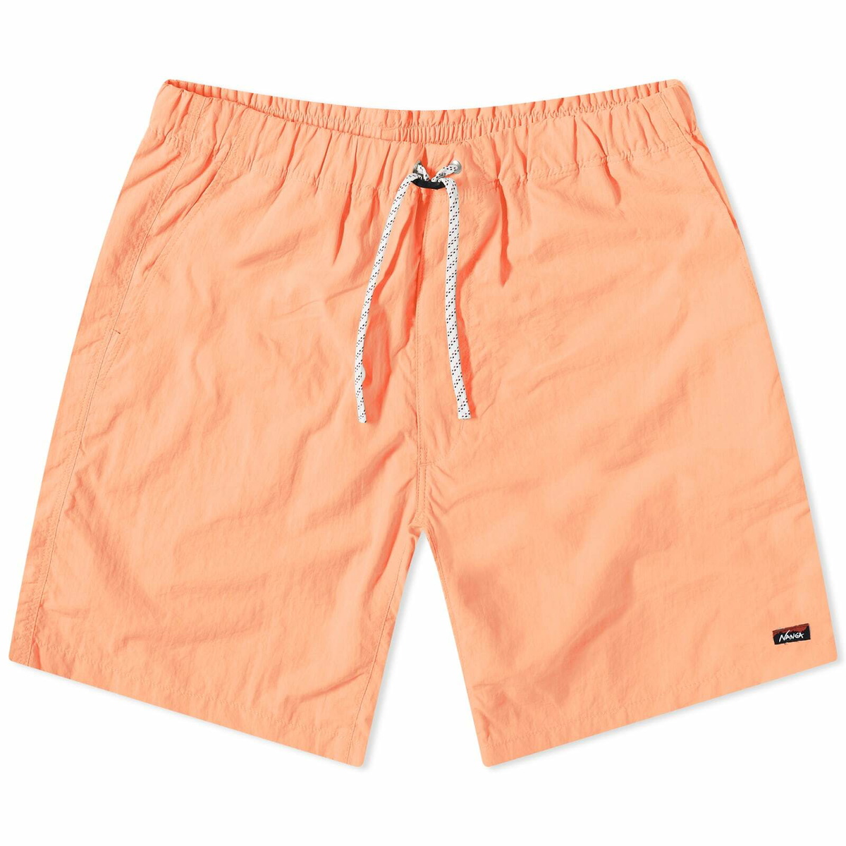 Nanga Men's Nylon Tusser Easy Shorts in S Orange Nanga