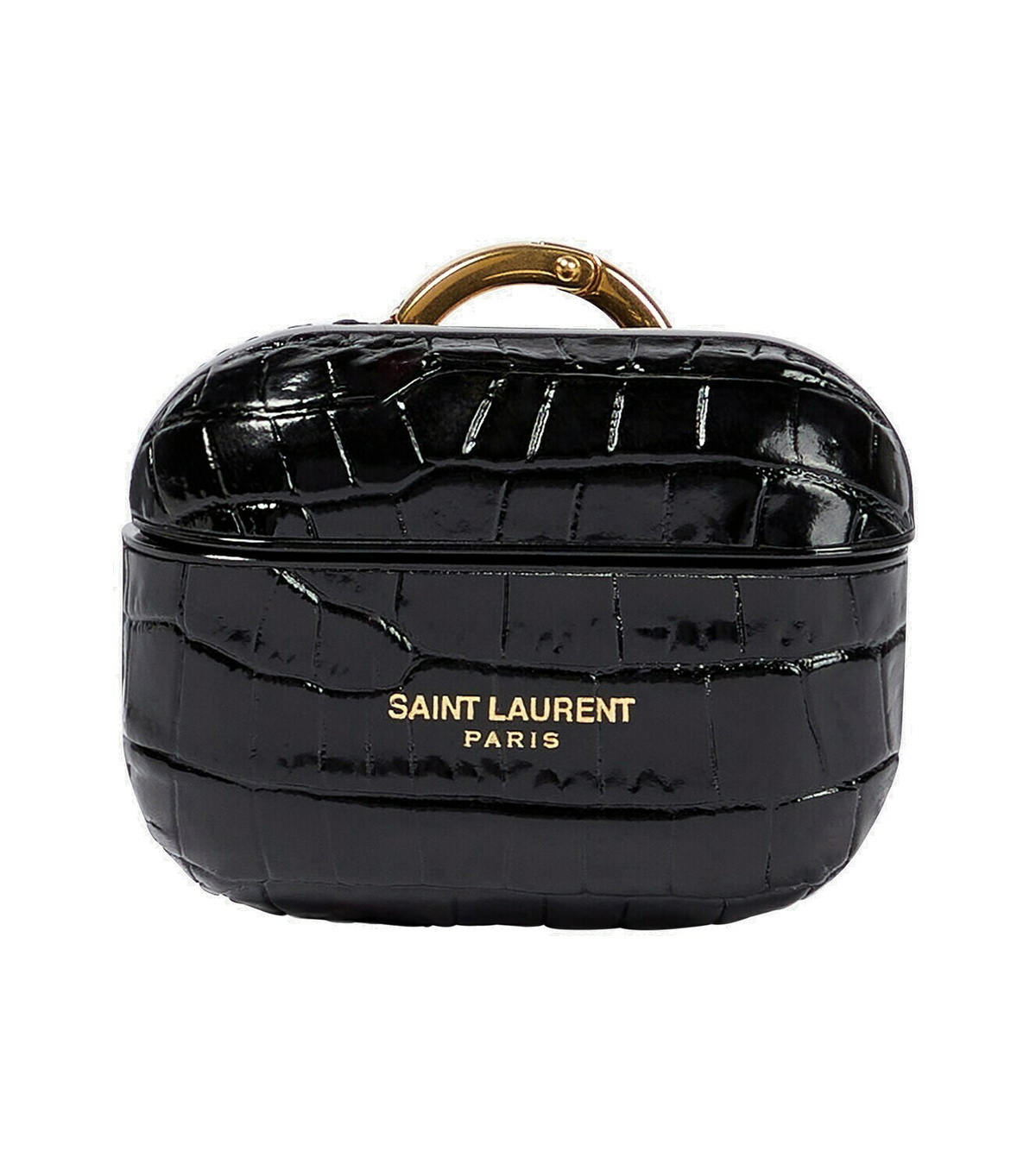 Saint Laurent - Croc-effect leather AirPods Pro case Saint Laurent