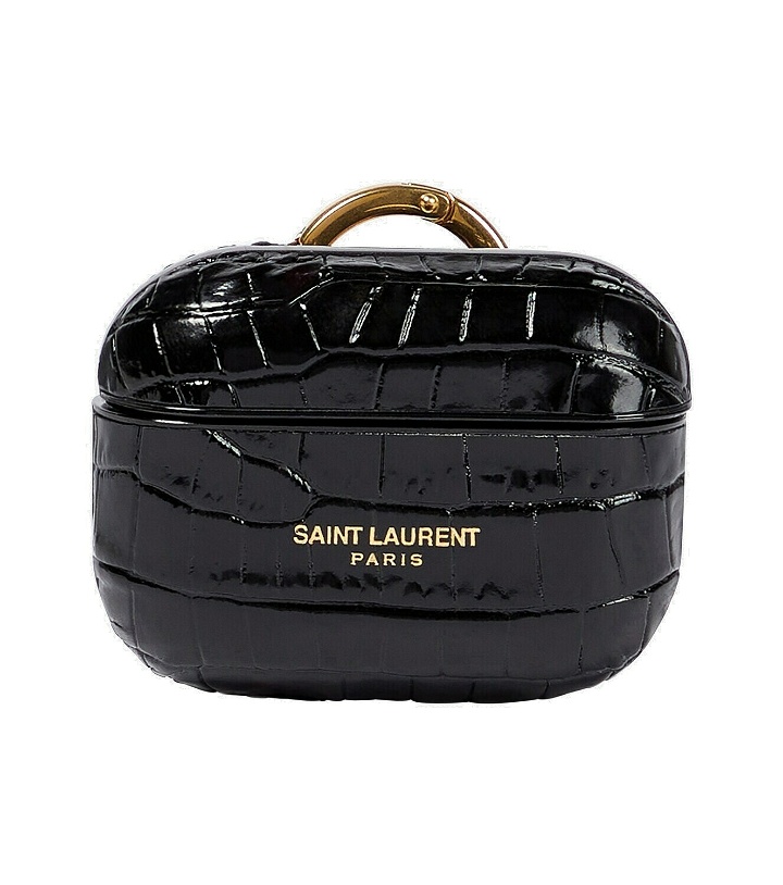 Photo: Saint Laurent - Croc-effect leather AirPods Pro case