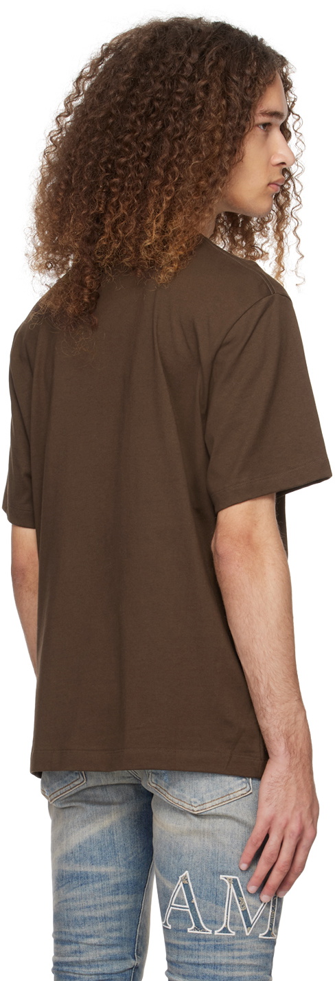 Tシャツ・カットソー AMIRI Dark Brown Leather T-Shirt AMIRI Dark Brown Leather T-shirt | italist
