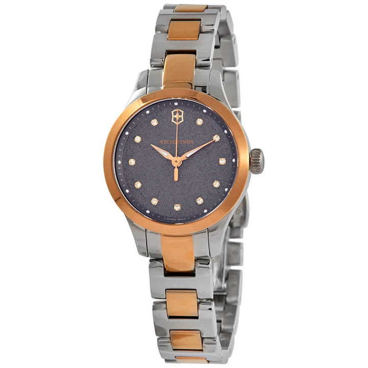 Photo: Victorinox Alliance XS Dark Grey Dial Quartz Crystal Ladies Watch 241876
