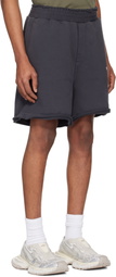 Helmut Lang Gray Meatpacking Shorts