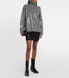 Dorothee Schumacher Sequined wool and cashmere-turtleneck sweater