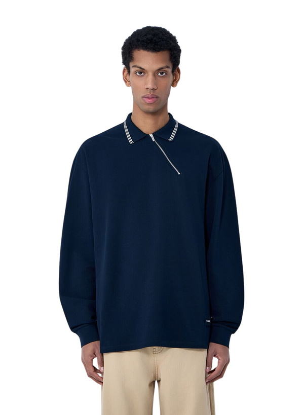 Photo: Miu Miu Half-Zip Polo Shirt