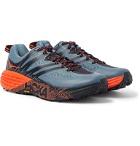Hoka One One - Speedgoat 3 Rubber-Trimmed Mesh Trail Running Sneakers - Blue