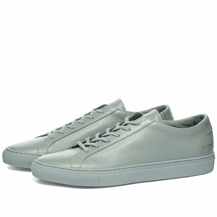 Photo: Common Projects Men's Original Achilles Low Sneakers in Vintage Green