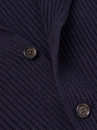 Polo Ralph Lauren - Ribbed Wool-Blend Cardigan - Blue