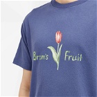 Bram's Fruit Men's Tulip Aquarel T-Shirt in Blue