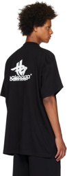 Balenciaga Black Printed T-Shirt