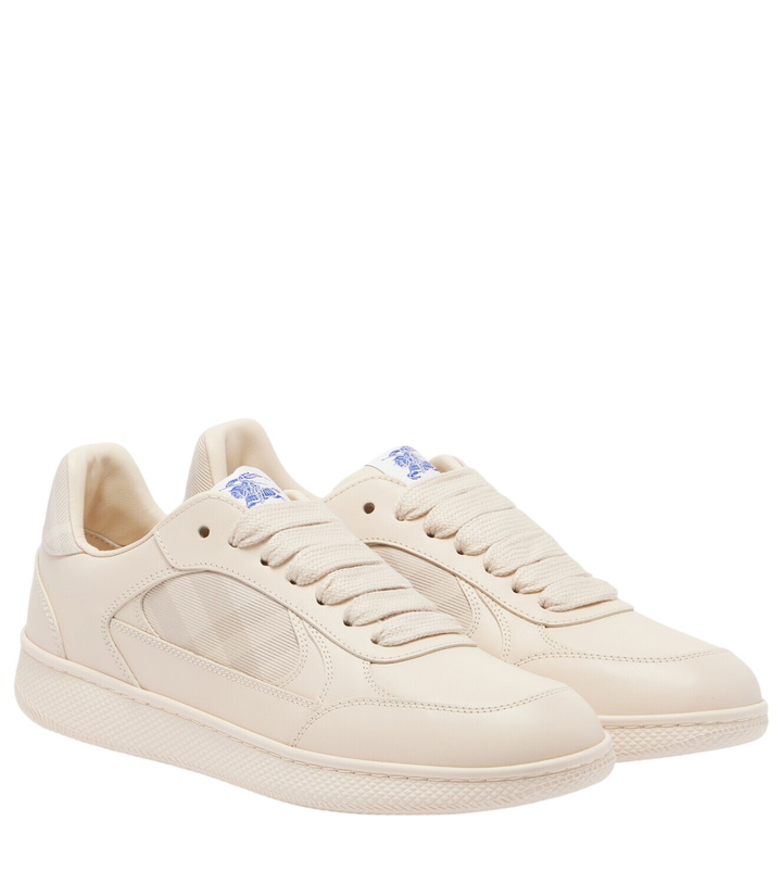 Photo: Burberry Terrace Burberry Check sneakers