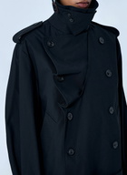 Maison Margiela Double-Breasted High-Collar Jacket