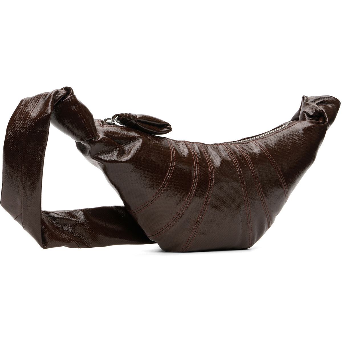 LEMAIRE Brown Small Croissant Bag
