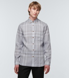 Burberry - Checked linen shirt