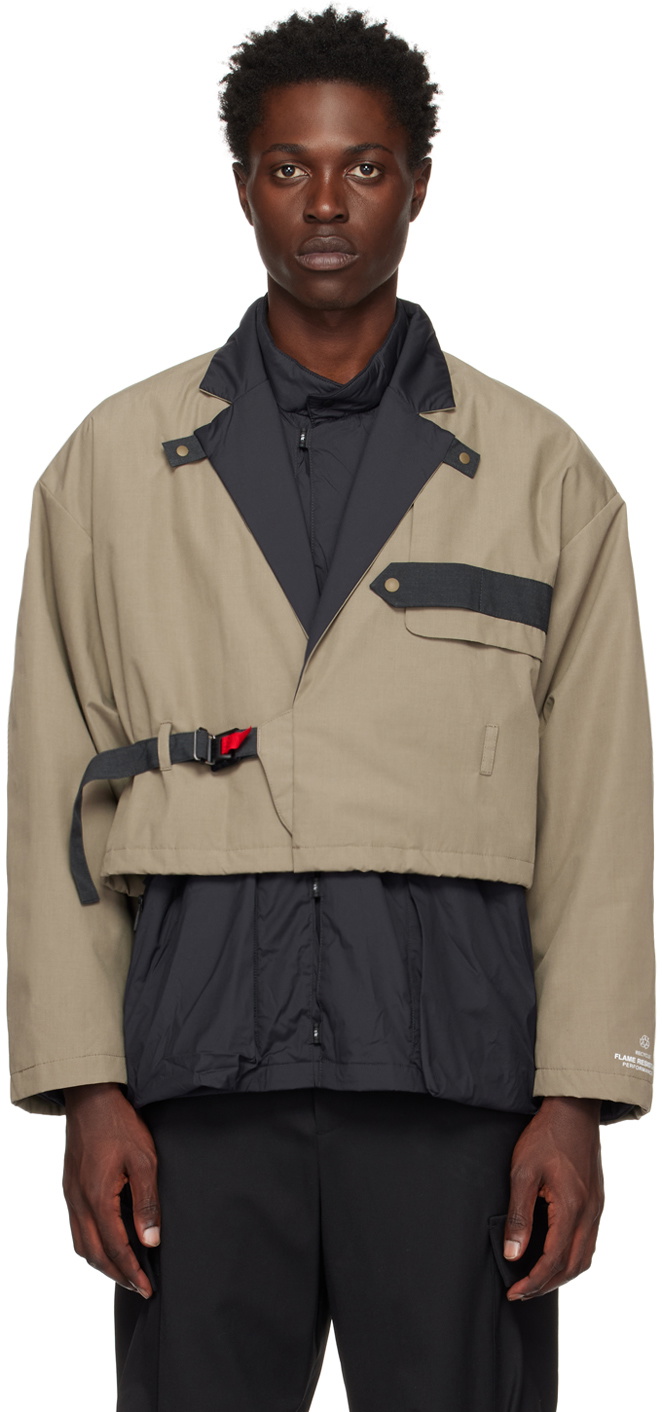 F/CE Black & Khaki 2Way Engineering Jacket F/CE.