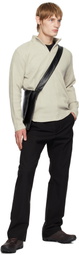 POST ARCHIVE FACTION (PAF) Taupe 7.0 Right Long Sleeve Sweatshirt