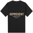 Represent Owners Club T-Shirt in Off Black