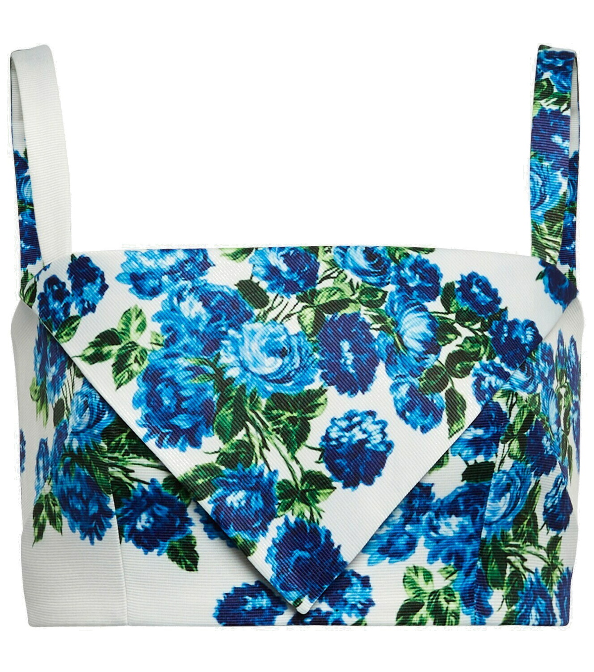 Emilia Wickstead Zori floral crop top Emilia Wickstead