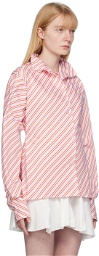 Talia Byre Pink Striped Shirt