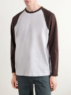 WTAPS - Ian Logo-Embroidered Cotton-Jersey T-Shirt - Gray