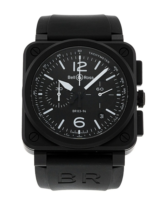 Photo: Bell and Ross BR03-94 Chronograph BR0394-BL-CE