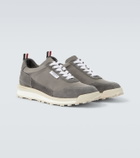 Thom Browne Suede-trimmed sneakers