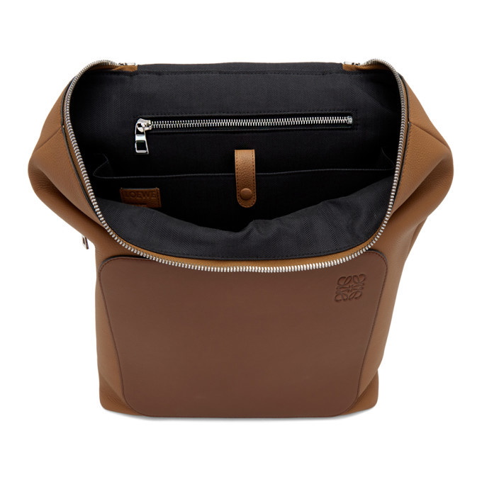 LOEWE Brown Goya Backpack · VERGLE