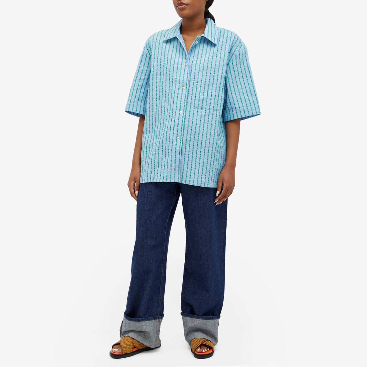 A Kind of Guise Women's Ljuba Shirt in Gordon Bleu Stripe